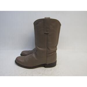 Roy Cooper Womens Size 6.5 M Brown Leather Roper Cowboy Western Boots